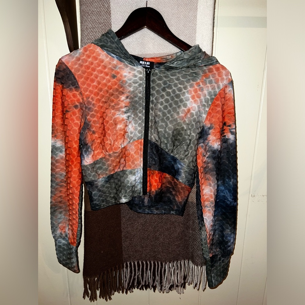 Cropped Mutli Color Hoodie